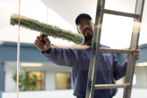 Final Touch offers window cleaning services that are tailored to fit each client’s facility environment and service scheduling needs.